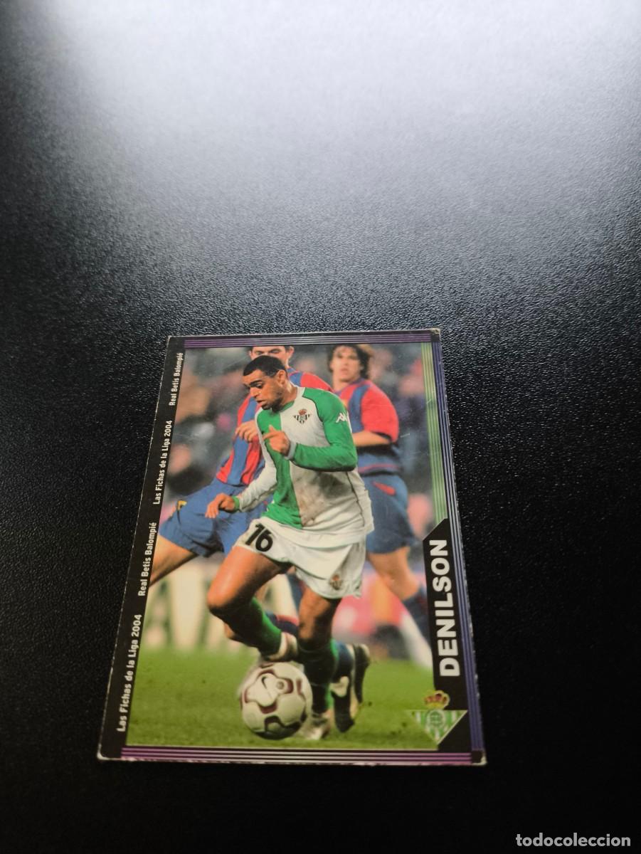 Fu&szlig;ball-Sticker: 208 Denilson REAL BETIS MUNDICROMO LIGA 2003 2004 03 04 NO PANINI ESTE CROMO CARD