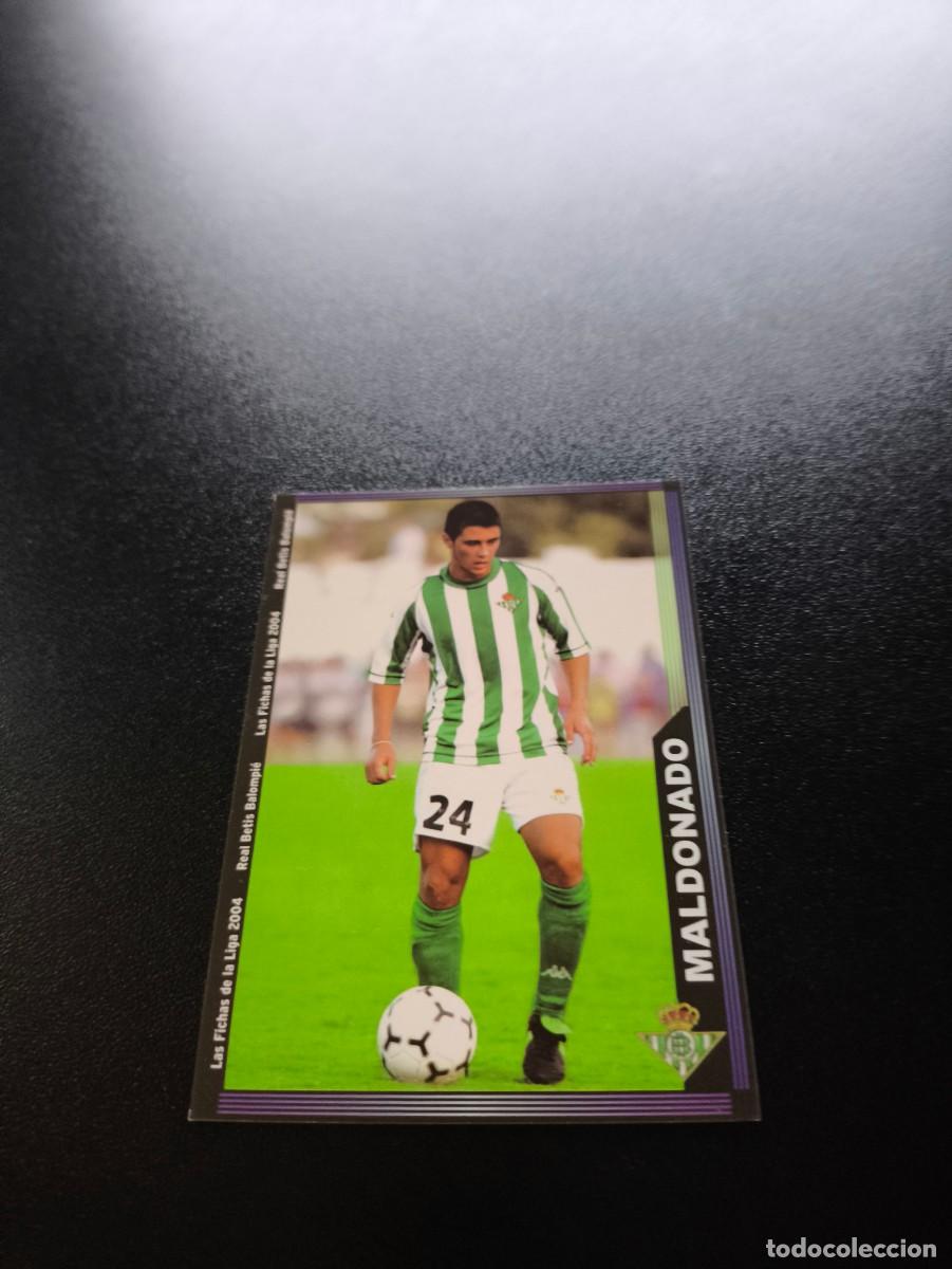 Cromos de F&uacute;tbol: 212 Maldonado REAL BETIS MUNDICROMO LIGA 2003 2004 03 04 NO PANINI ESTE CROMO CARD