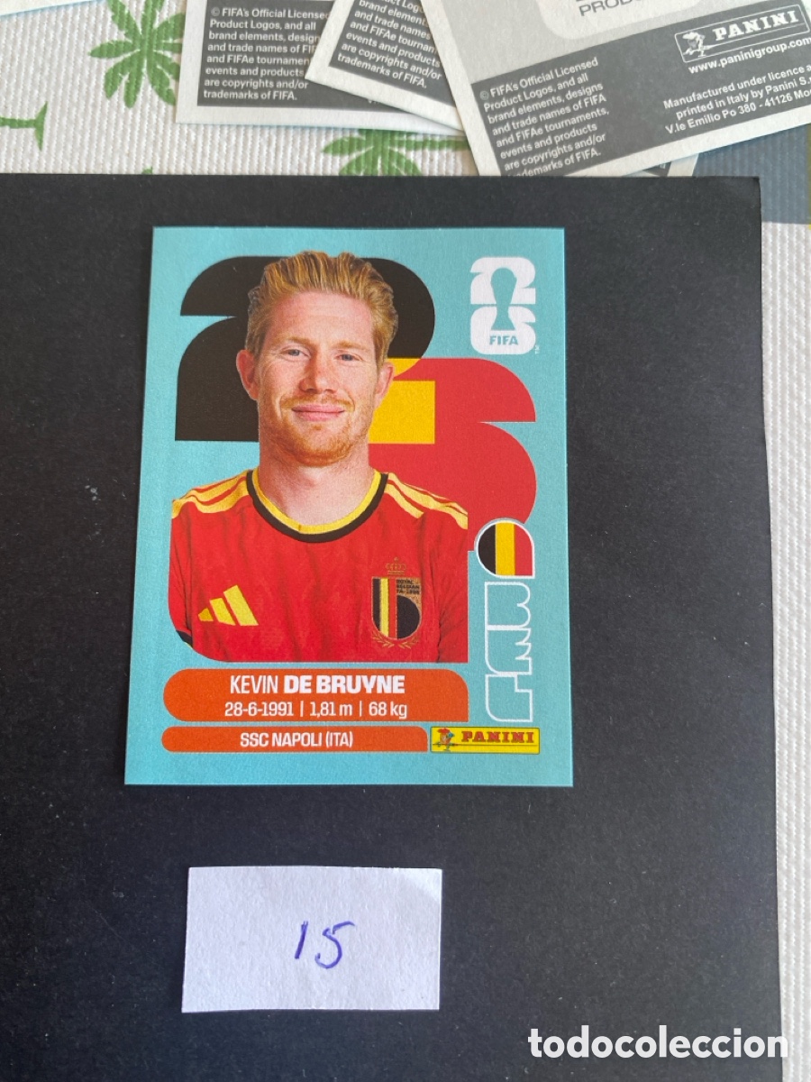 Cromos de F&uacute;tbol: Cromo Belgica Mundial 2026 N* 15 nuevo