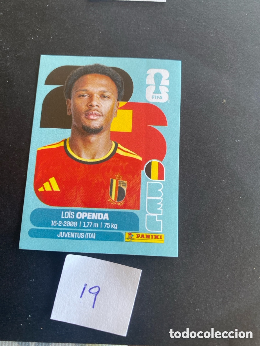 Cromos de F&uacute;tbol: Cromo Belgica Mundial 2026 N* 19 nuevo