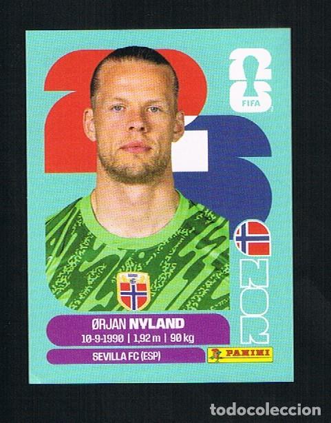 Figurine di Calcio: STICKER FIFA WORLD CUP 2026 NORUEGA N&ordm; 2 ORJAN NYLAND