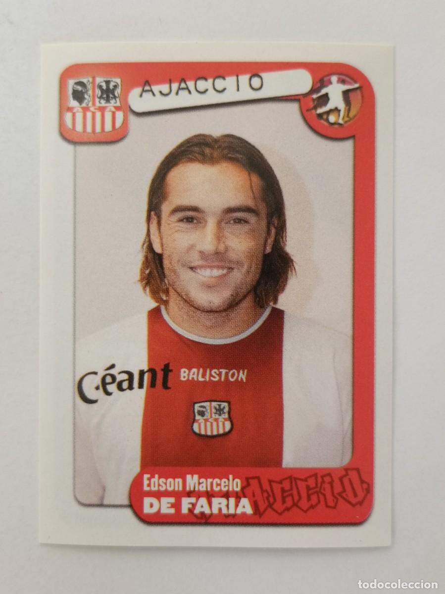 Football Stickers: #19 DE FARIA (AJACCIO) LIGUE 1 FOOT 2005 PANINI