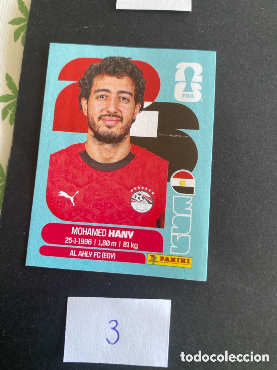 Cromos de F&uacute;tbol: Cromo Egipto Mundial 2026 N* 3 nuevo