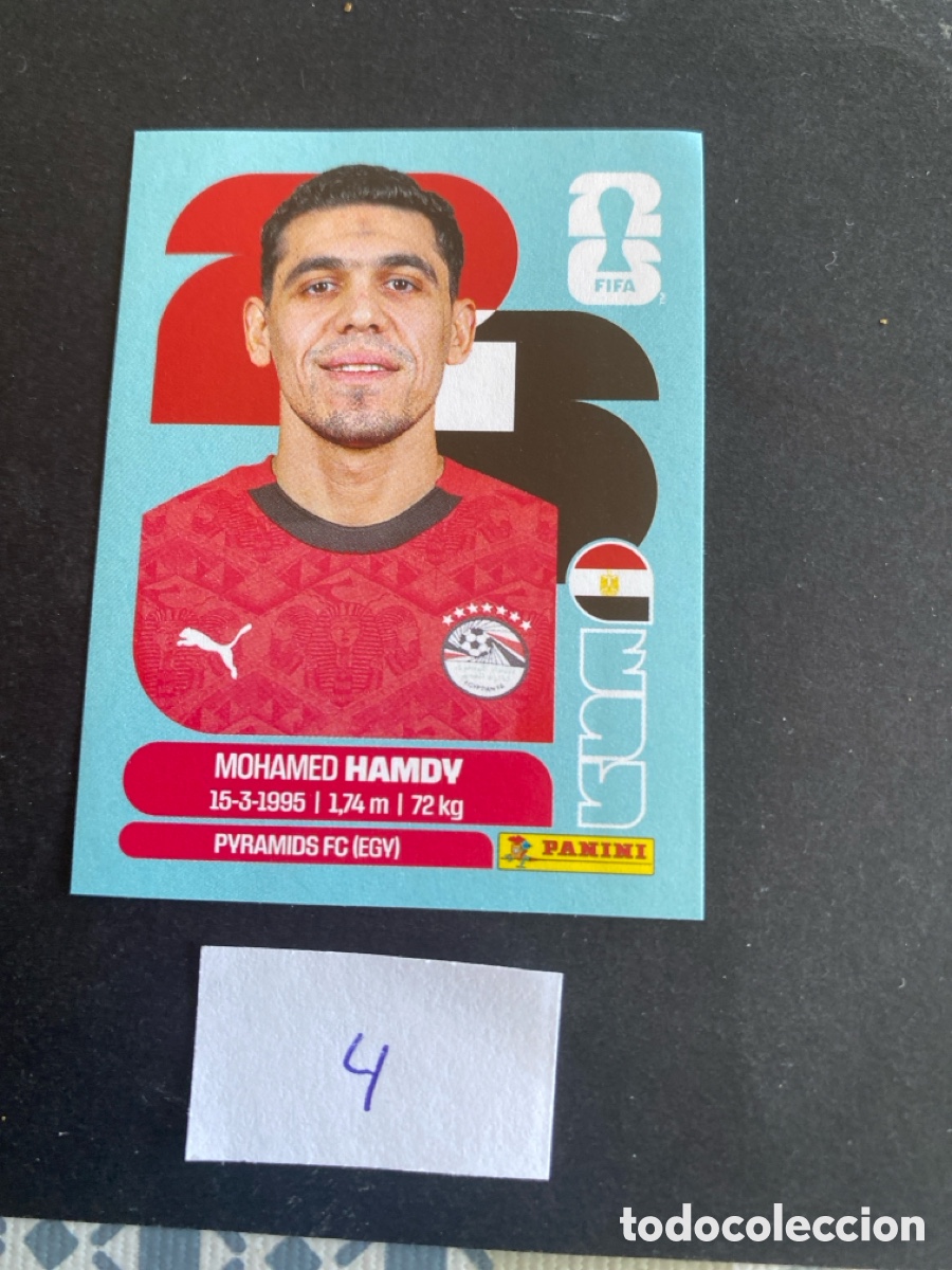 Cromos de F&uacute;tbol: Cromo Egipto Mundial 2026 N* 4 nuevo
