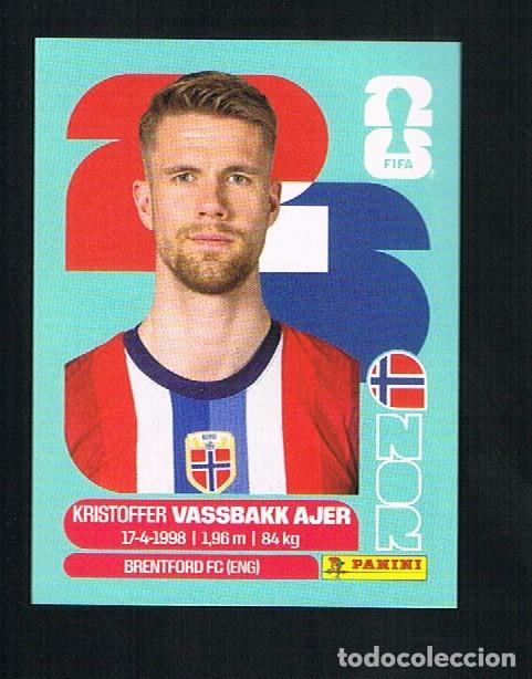 Cromos de F&uacute;tbol: STICKER FIFA WORLD CUP 2026 NORUEGA N&ordm; 5 KRISTOFFER VASSBAKK AJER