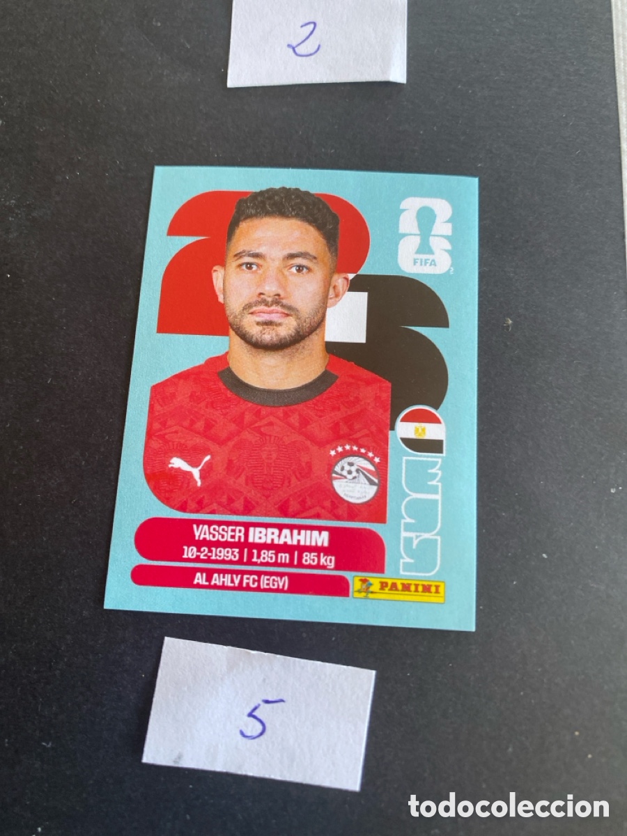 Cromos de F&uacute;tbol: Cromo Egipto Mundial 2026 N* 5 nuevo