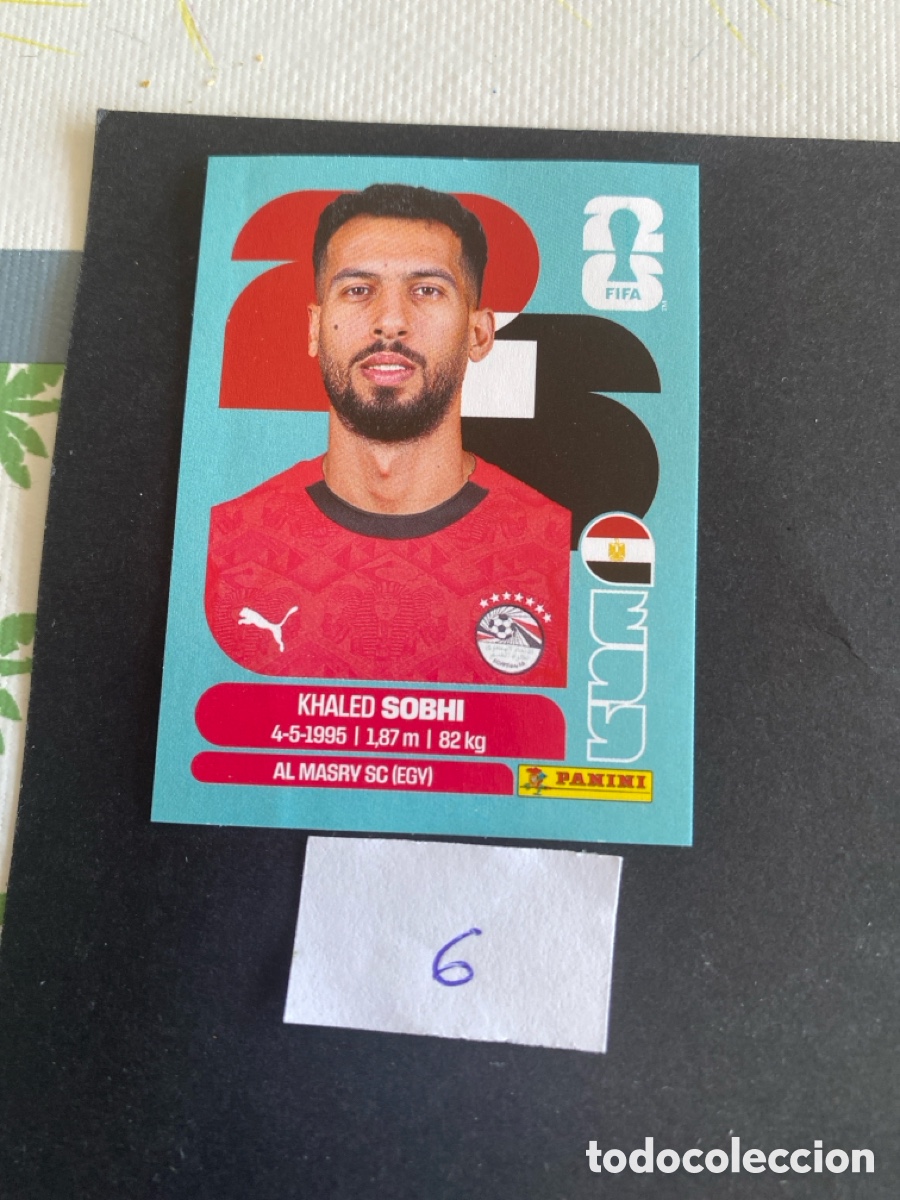Cromos de F&uacute;tbol: Cromo Egipto Mundial 2026 N* 6 nuevo