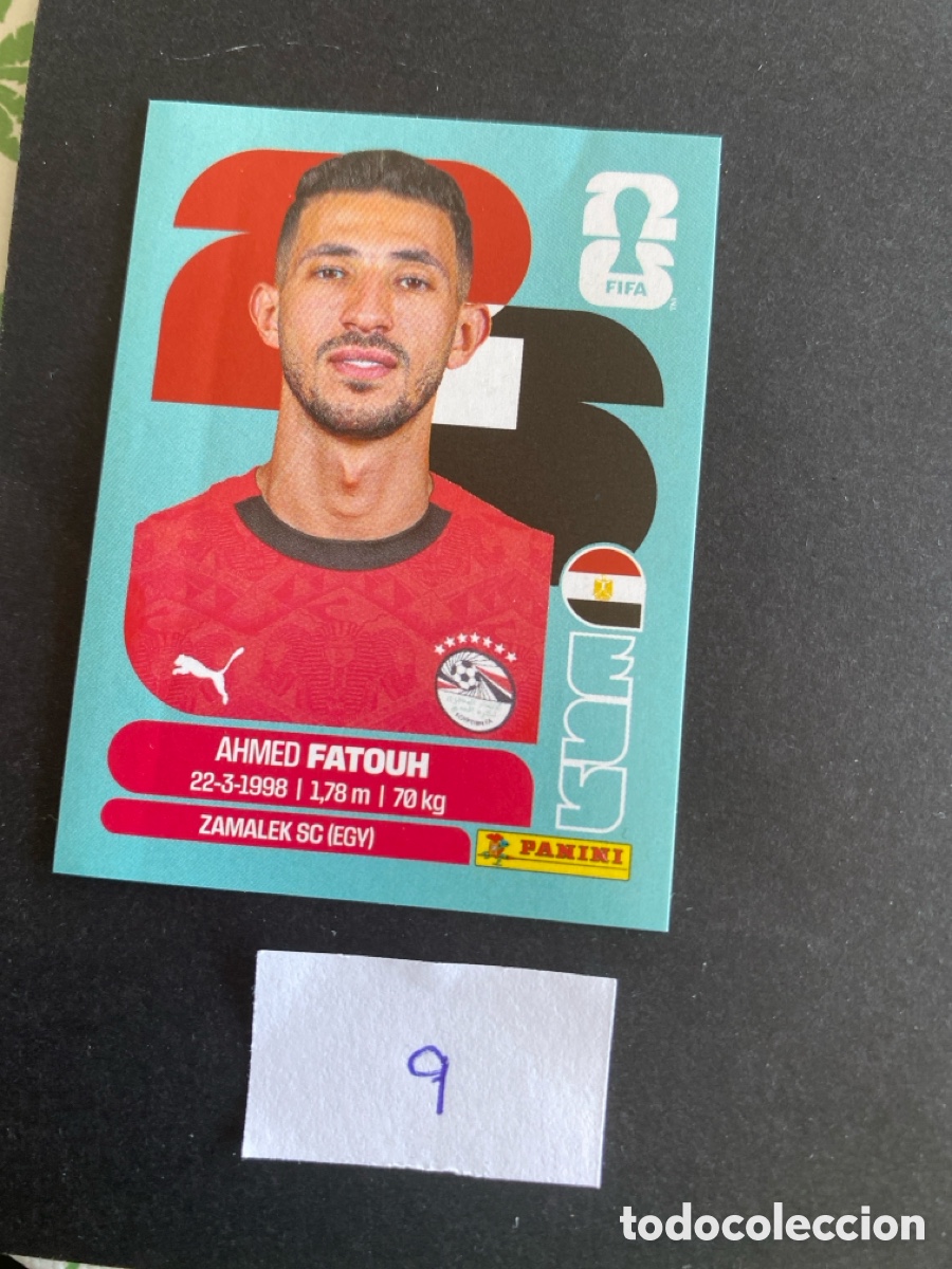 Cromos de F&uacute;tbol: Cromo Egipto Mundial 2026 N* 9 nuevo