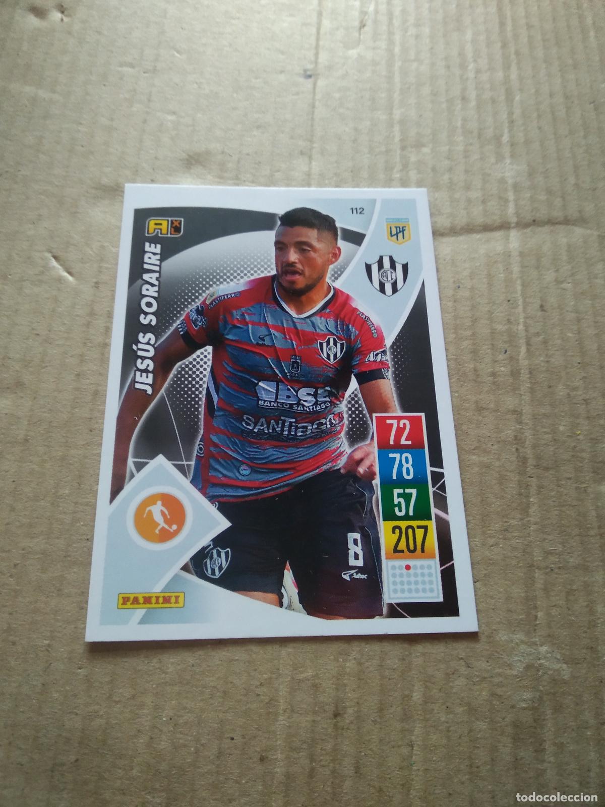 Cromos de F&uacute;tbol: 112 JESUS SORAIRE CENTRAL CORDOBA CROMO FUTBOL ARGENTINO 21-22 PANINI LIGA ARGENTINA 2021-2022