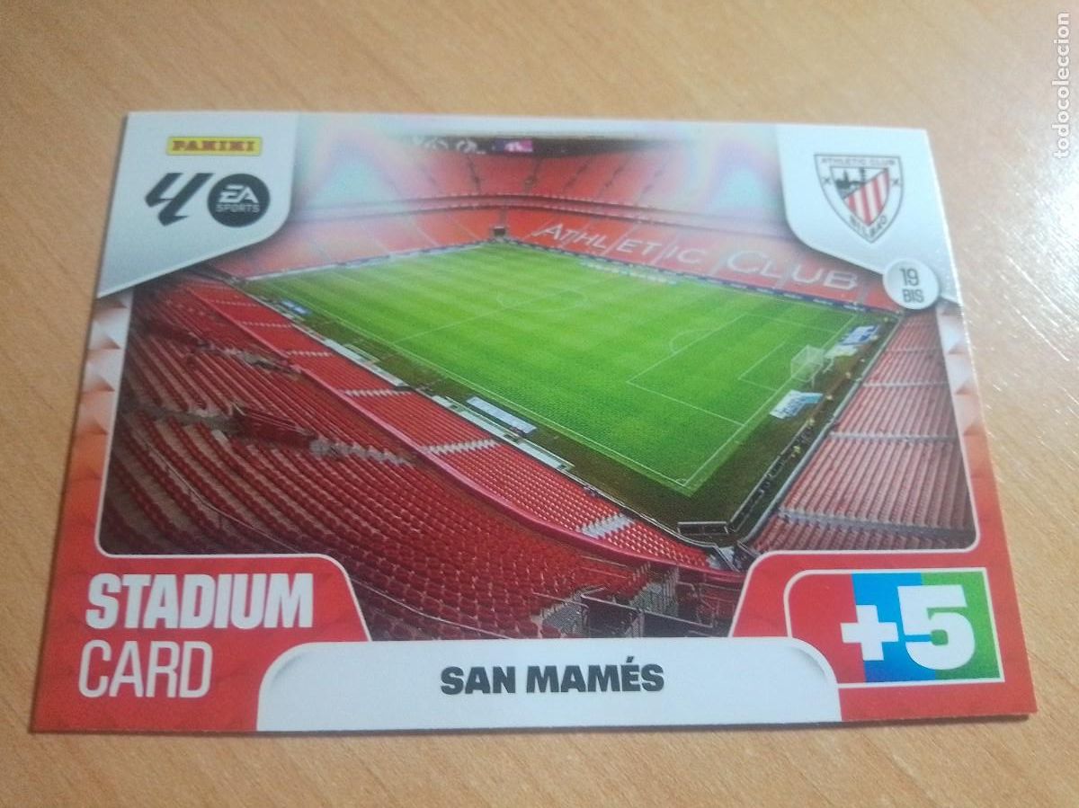 Cromos de F&uacute;tbol: 19 NIS SAN MANES ESTADIO DEL ATHLETIC DE BILBAO 25 26 ADRENALYN XL 2025 2026