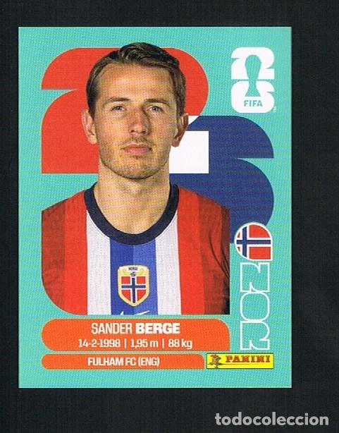 Cromos de F&uacute;tbol: STICKER FIFA WORLD CUP 2026 NORUEGA N&ordm; 11 SANDER BERGE