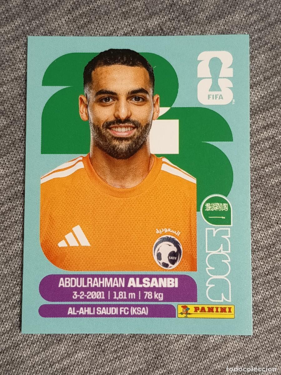 Cromos de F&uacute;tbol: ALSANBI KSA 3 STICKER MUNDIAL 2026 PANINI FIFA WORLD CUP NUEVO
