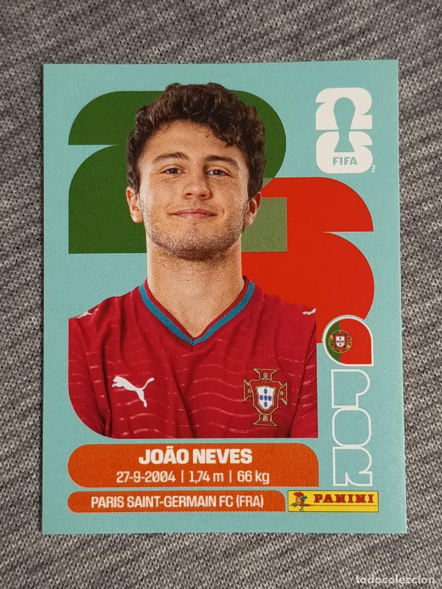 Cromos de F&uacute;tbol: JOAO NEVES POR 14 STICKER MUNDIAL 2026 PANINI FIFA WORLD CUP NUEVO