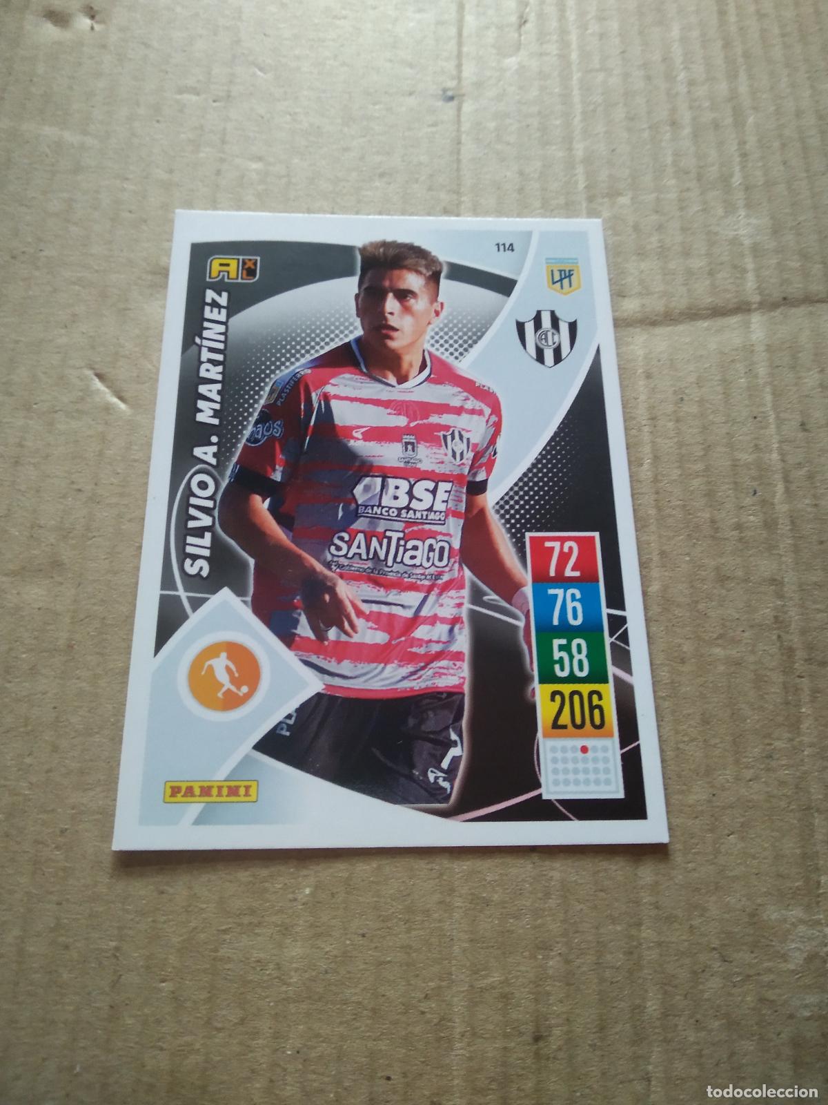 Cromos de F&uacute;tbol: 114 SILVIO A MARTINEZ CENTRAL CORDOBA CROMO FUTBOL ARGENTINO 21-22 PANINI LIGA ARGENTINA 2021-2022