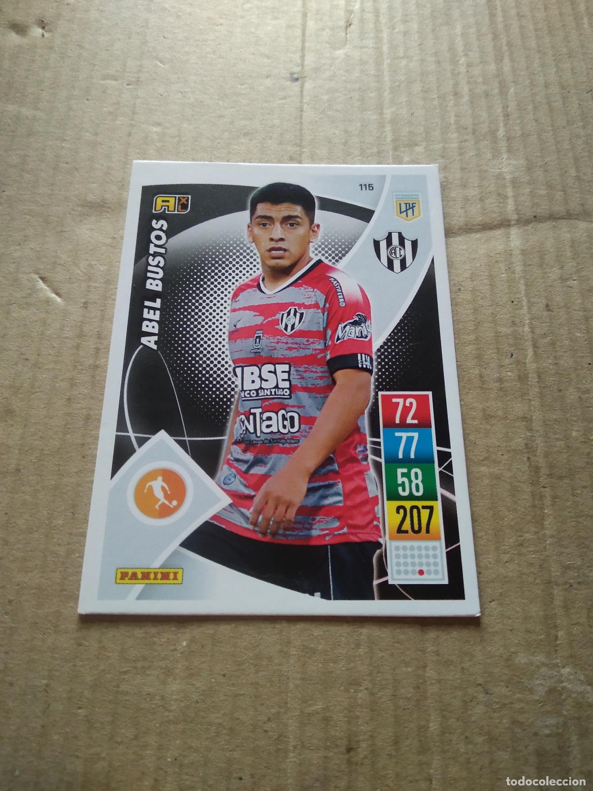 Cromos de F&uacute;tbol: 115 ABEL BUSTOS CENTRAL CORDOBA CROMO FUTBOL ARGENTINO 21-22 PANINI LIGA ARGENTINA 2021-2022