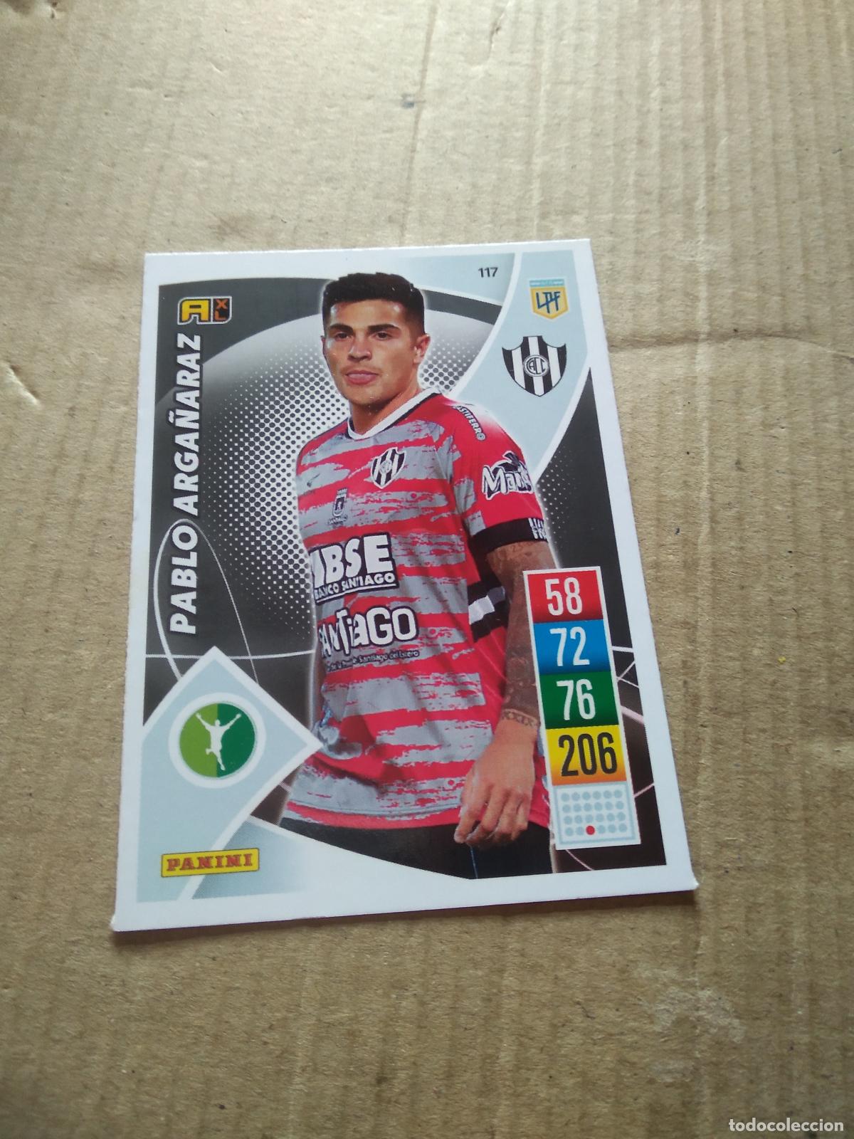 Cromos de F&uacute;tbol: 117 PABLO ARGA&Ntilde;ARAZ CENTRAL CORDOBA CROMO FUTBOL ARGENTINO 21-22 PANINI LIGA ARGENTINA 2021-2022