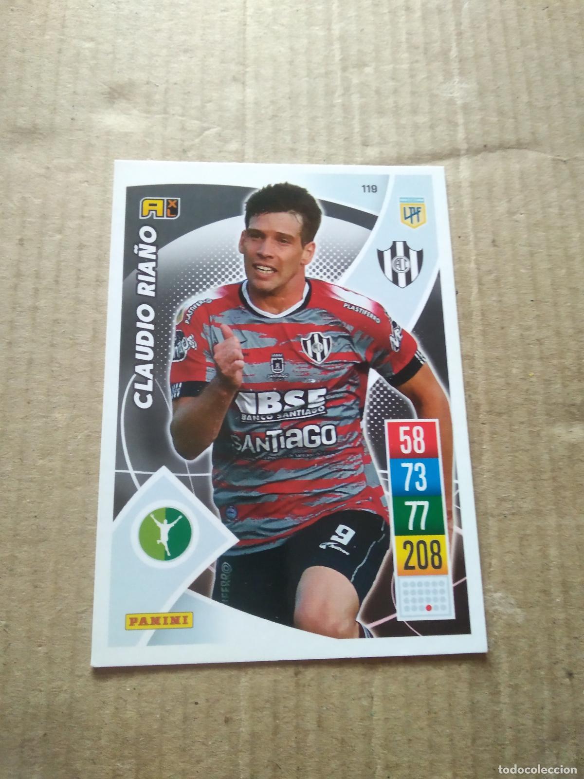 Cromos de F&uacute;tbol: 119 CLAUDIO RIA&Ntilde;O CENTRAL CORDOBA CROMO FUTBOL ARGENTINO 21-22 PANINI LIGA ARGENTINA 2021-2022