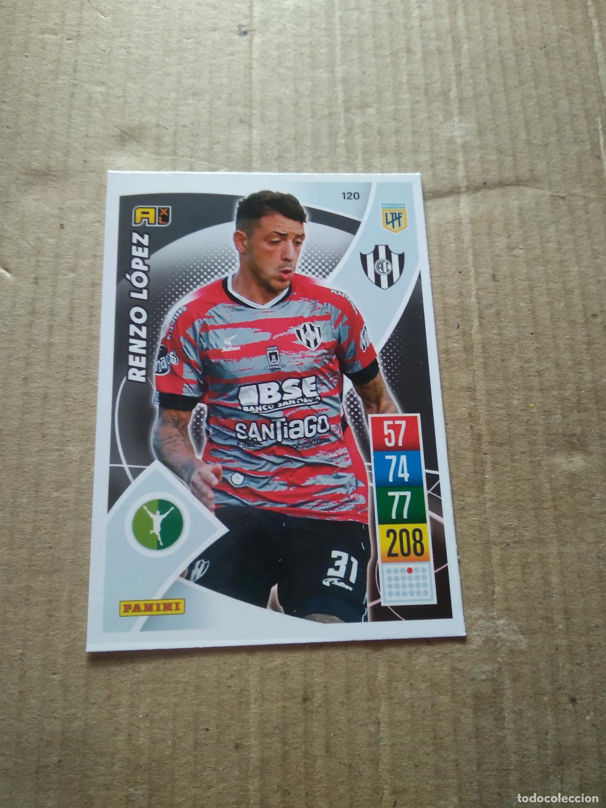 Cromos de F&uacute;tbol: 120 RENZO LOPEZ CENTRAL CORDOBA CROMO FUTBOL ARGENTINO 21-22 PANINI LIGA ARGENTINA 2021-2022