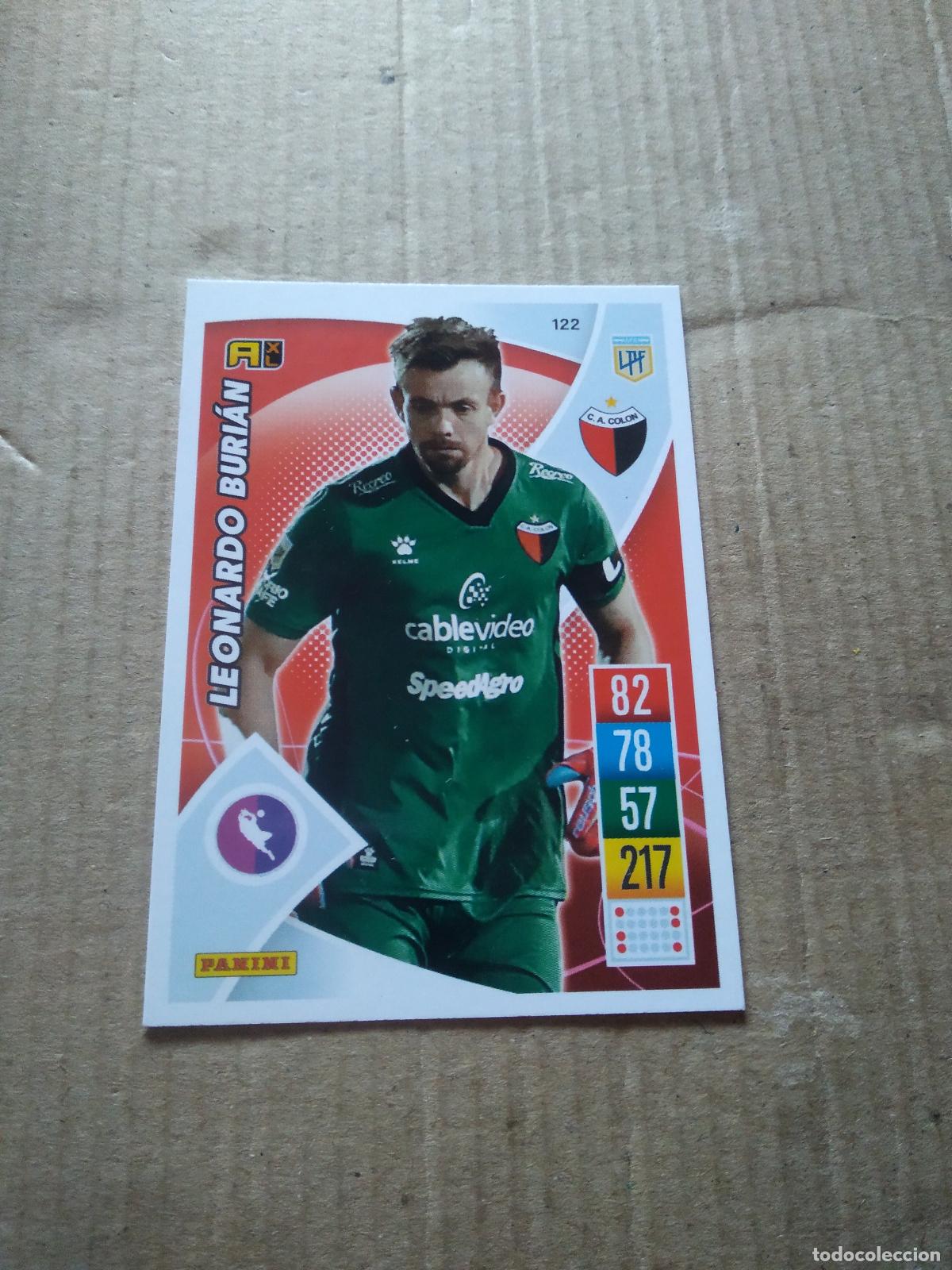 Cromos de F&uacute;tbol: 122 LEONARDO BURIAN COLON CROMO FUTBOL ARGENTINO 21-22 PANINI LIGA ARGENTINA 2021-2022