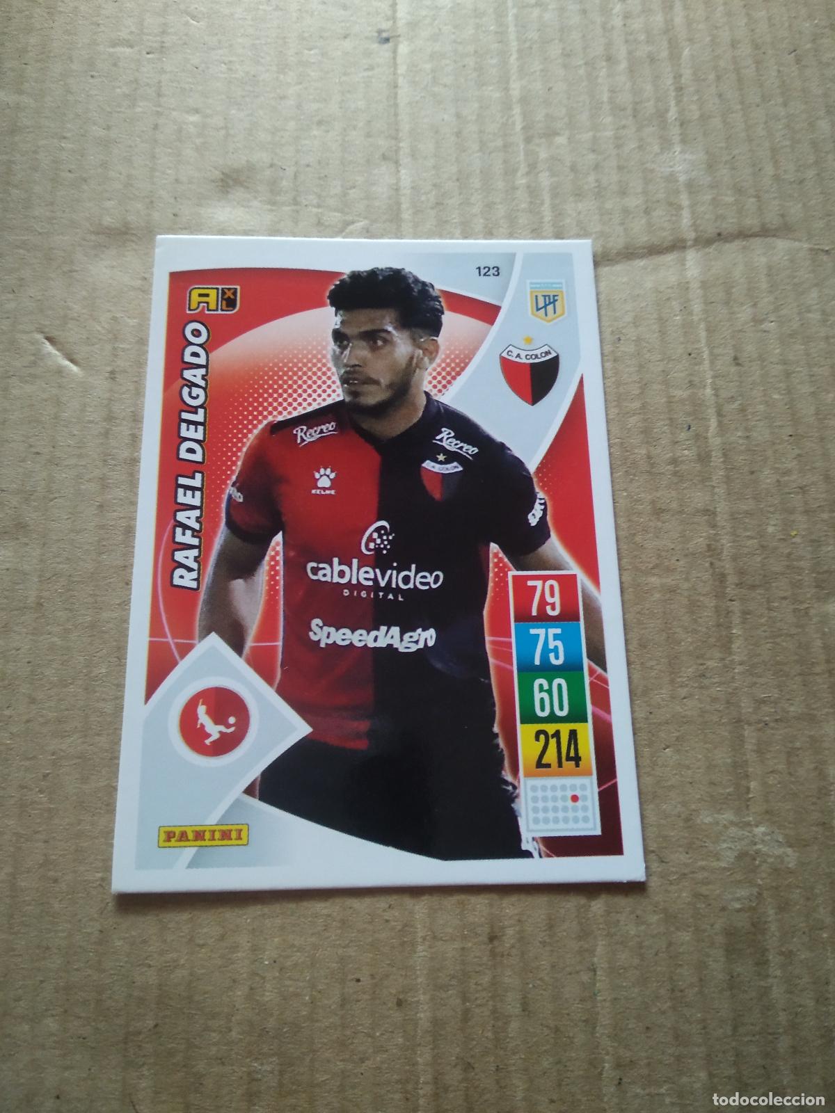 Cromos de F&uacute;tbol: 123 RAFAEL DELGADO COLON CROMO FUTBOL ARGENTINO 21-22 PANINI LIGA ARGENTINA 2021-2022
