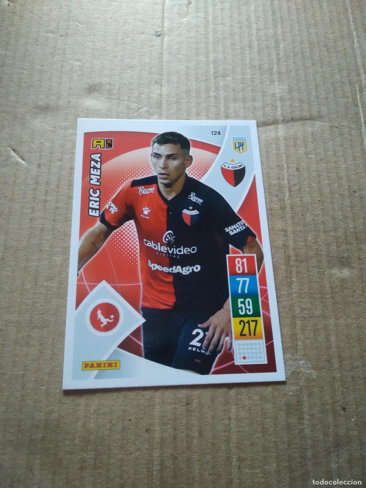 Cromos de F&uacute;tbol: 124 ERIC MEZA COLON CROMO FUTBOL ARGENTINO 21-22 PANINI LIGA ARGENTINA 2021-2022