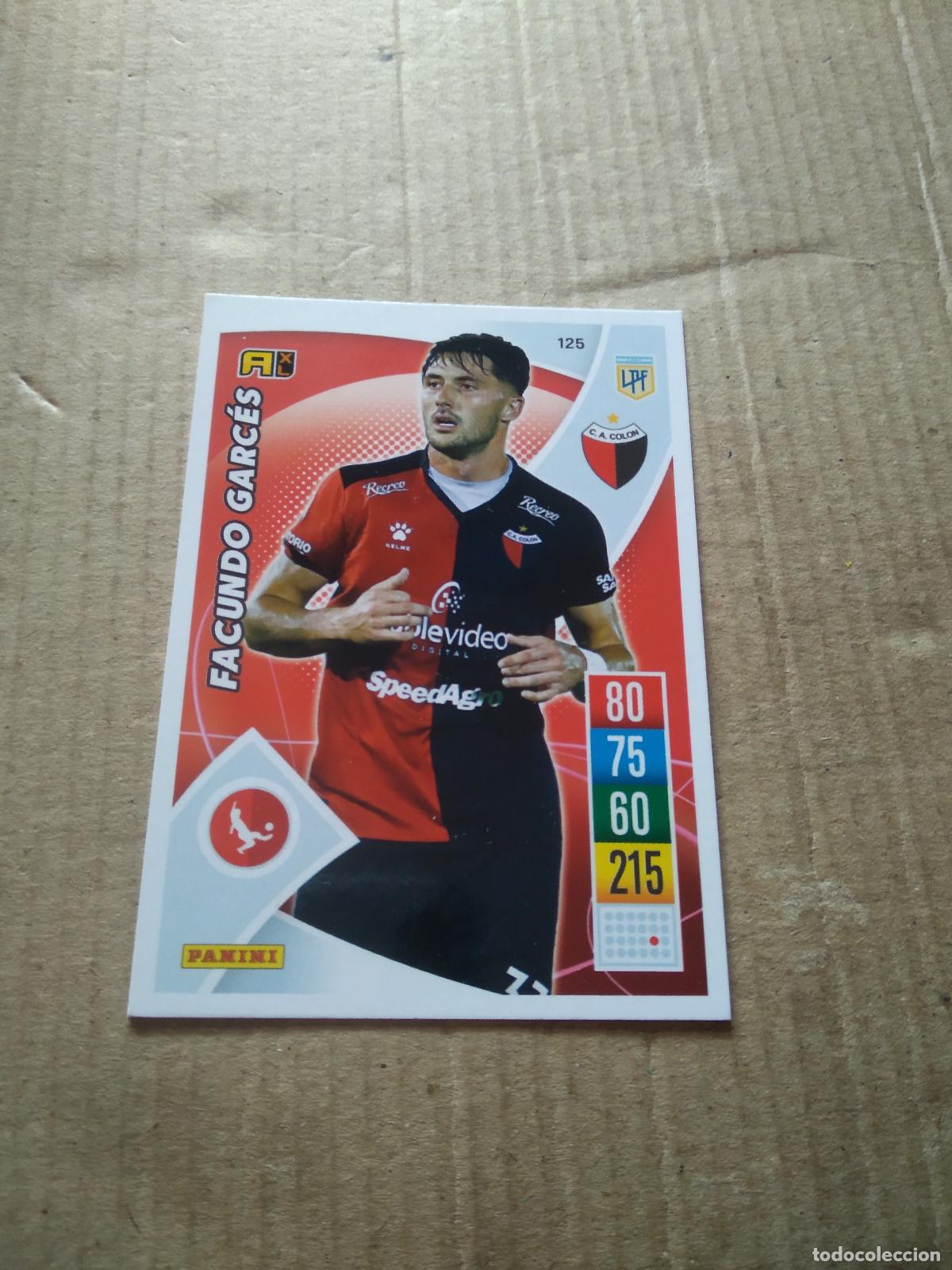 Cromos de F&uacute;tbol: 125 FACUNDO GARCES COLON CROMO FUTBOL ARGENTINO 21-22 PANINI LIGA ARGENTINA 2021-2022