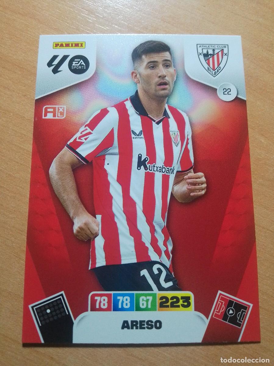 Cromos de F&uacute;tbol: 22 ARESO DEL ATHLETIC DE BILBAO 25 26 ADRENALYN XL 2025 2026