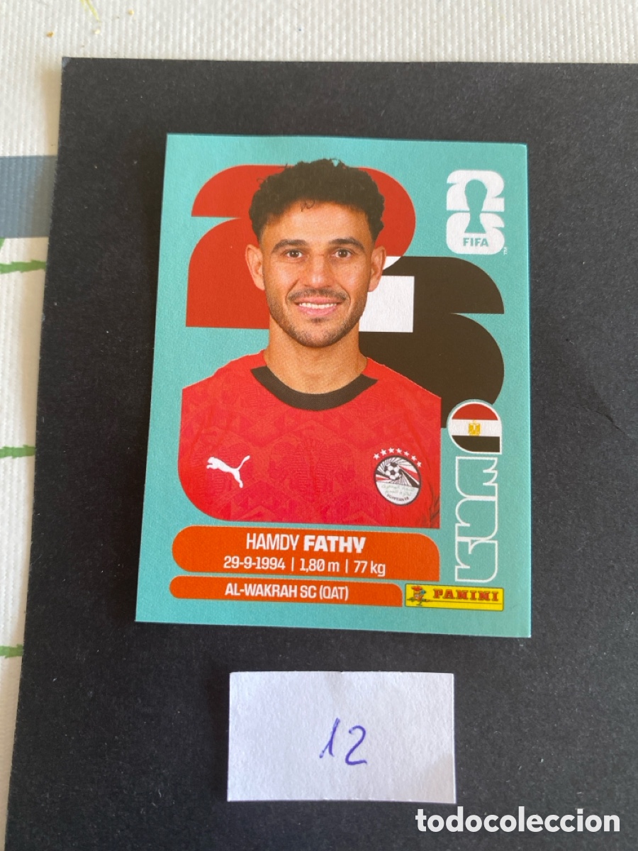 Cromos de F&uacute;tbol: Cromo Egipto Mundial 2026 N* 12 nuevo