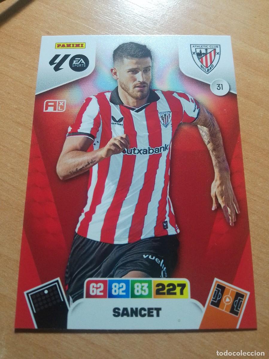 Cromos de F&uacute;tbol: 31 SANCET DEL ATHLETIC DE BILBAO 25 26 ADRENALYN XL 2025 2026