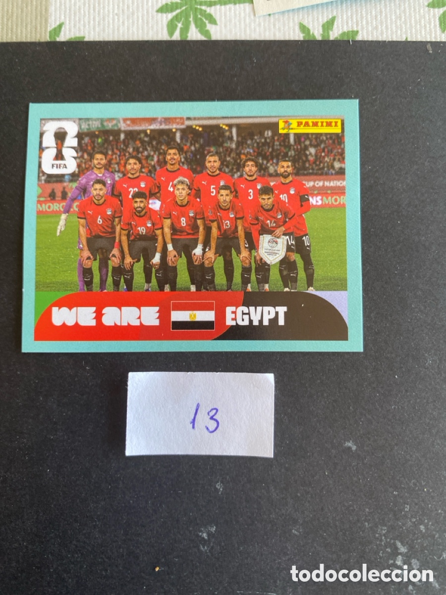 Cromos de F&uacute;tbol: Cromo Egipto Mundial 2026 N* 13 nuevo