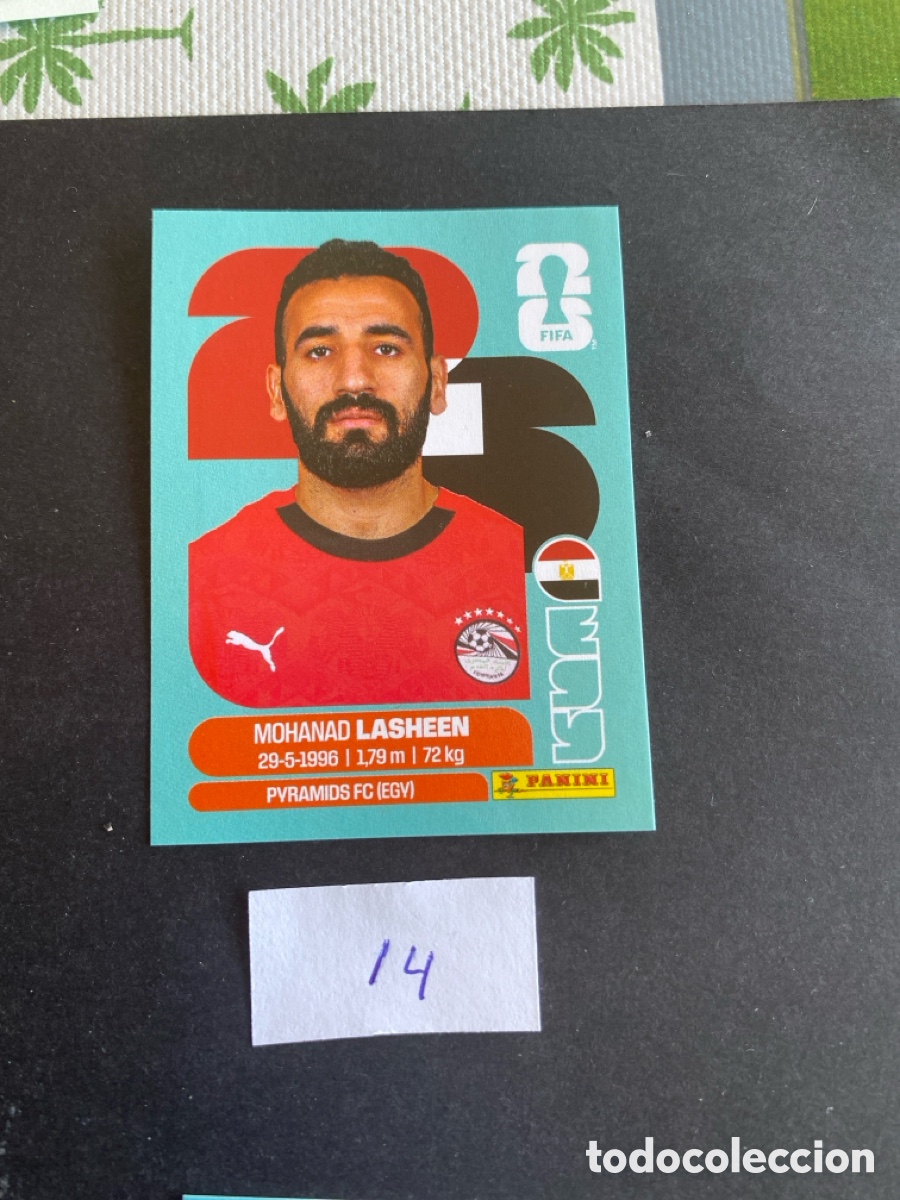 Cromos de F&uacute;tbol: Cromo Egipto Mundial 2026 N* 14 nuevo