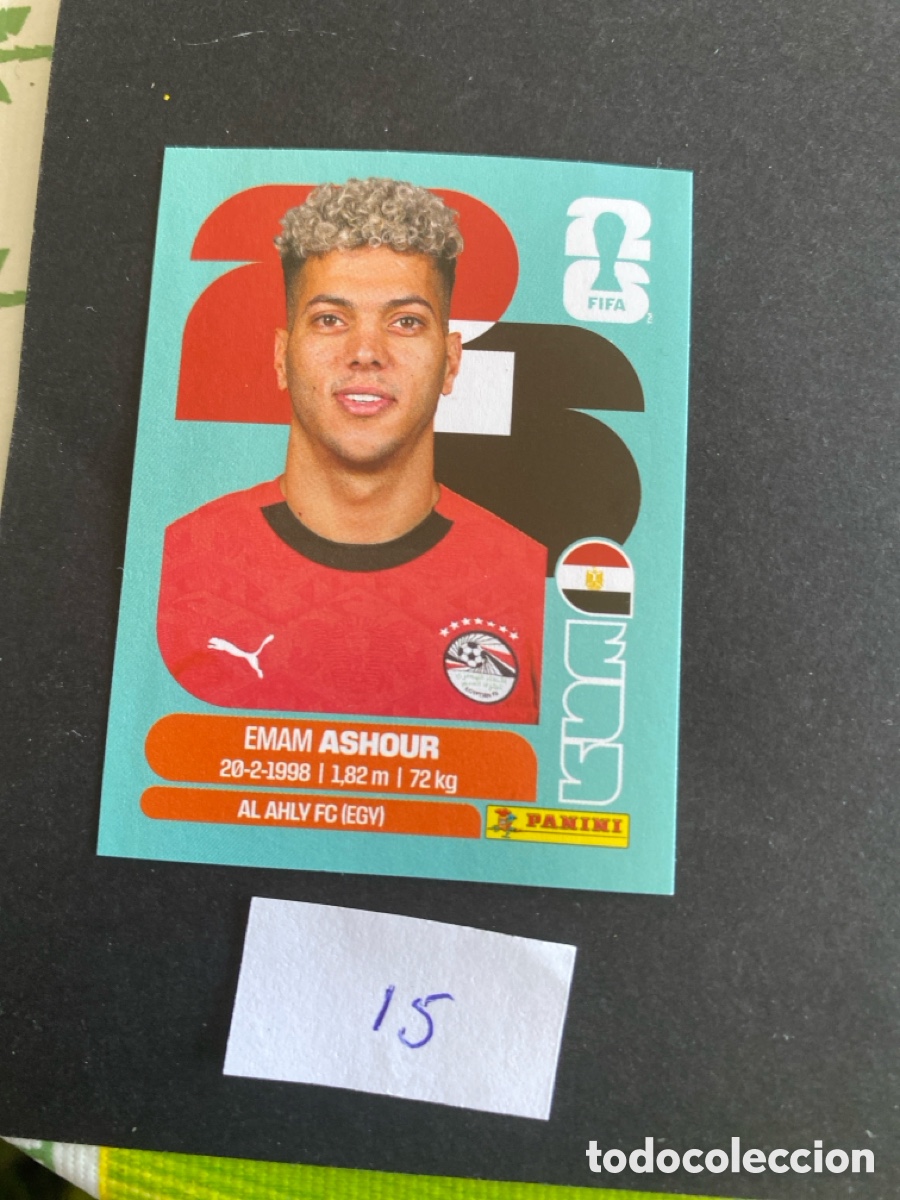 Cromos de F&uacute;tbol: Cromo Egipto Mundial 2026 N* 15 nuevo