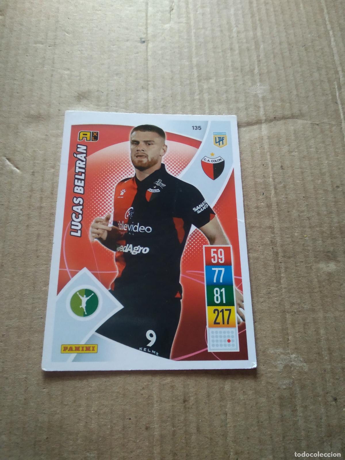 Cromos de F&uacute;tbol: 135 LUCAS BELTRAN COLON CROMO FUTBOL ARGENTINO 21-22 PANINI LIGA ARGENTINA 2021-2022