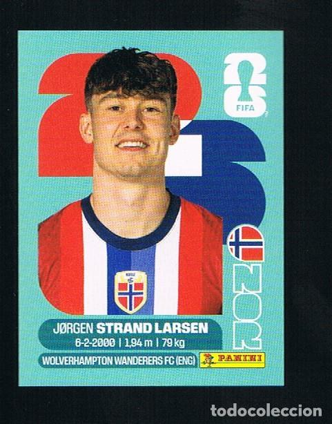 Cromos de F&uacute;tbol: STICKER FIFA WORLD CUP 2026 NORUEGA N&ordm; 18 JORGEN STRAND LARSEN
