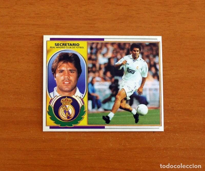 Cromos de F&uacute;tbol: Real Madrid - Secretario, Fichaje n&ordm; 18 - Ediciones Este Liga 1996-1997, 96-97 - Nunca Pegado