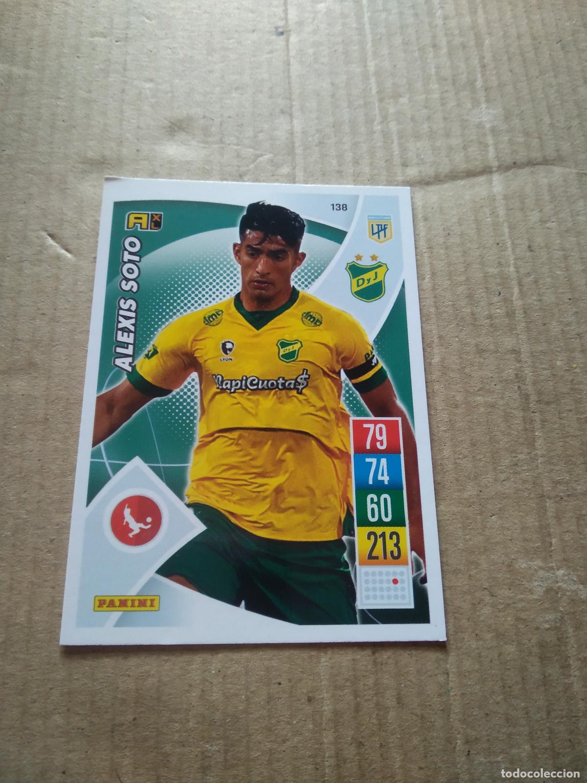 Cromos de F&uacute;tbol: 138 ALEXIS SOTO DEFENSA Y JUSTICIA CROMO FUTBOL ARGENTINO 21-22 PANINI LIGA ARGENTINA 2021-2022