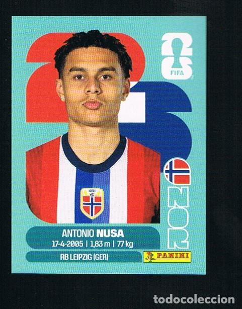 Cromos de F&uacute;tbol: STICKER FIFA WORLD CUP 2026 NORUEGA N&ordm; 19 ANTONIO NUSA
