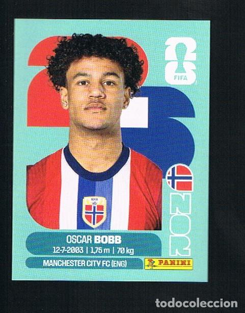 Cromos de F&uacute;tbol: STICKER FIFA WORLD CUP 2026 NORUEGA N&ordm; 20 OSCAR BOBB