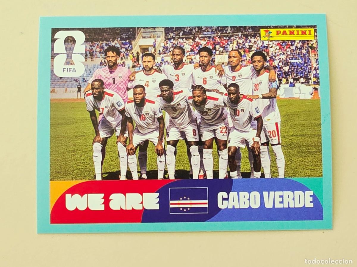Cromos de F&uacute;tbol: CPV 13 Alineaci&oacute;n equipo plantilla, Cabo Verde, Panini FIFA World Cup Mundial 2026 Sticker