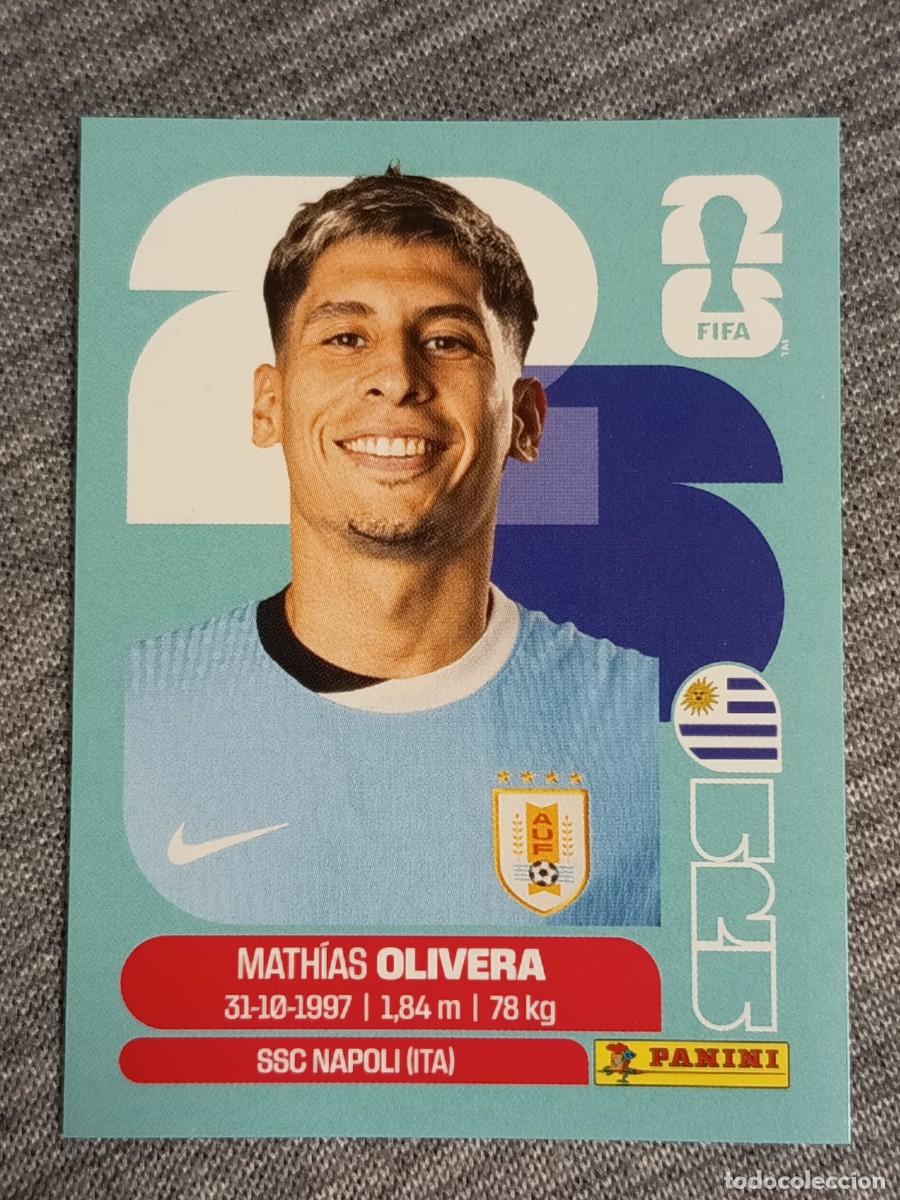 Cromos de F&uacute;tbol: OLIVERA URU 7 STICKER MUNDIAL 2026 PANINI FIFA WORLD CUP NUEVO