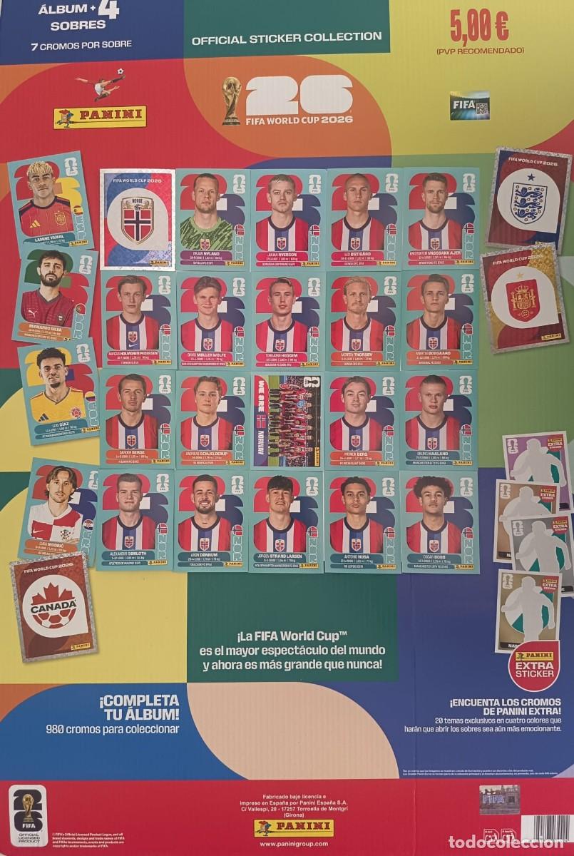 Cromos de F&uacute;tbol: STICKER FIFA WORLD CUP 2026 NORUEGA LOS 20 STICKERS LOTE COMPLETO DEL EQUIPO