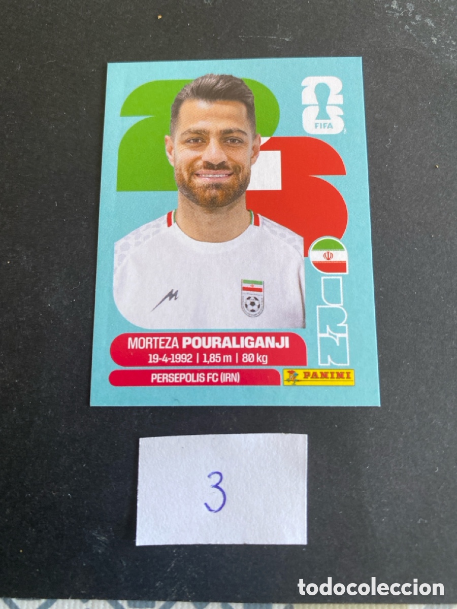Cromos de F&uacute;tbol: Cromo Iran Mundial 2026 N* 3 nuevo
