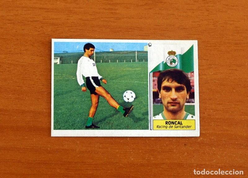 Cromos de F&uacute;tbol: Racing de Santander - Roncal - Ediciones Este 1986-87, 86-87 - cromo nunca pegado