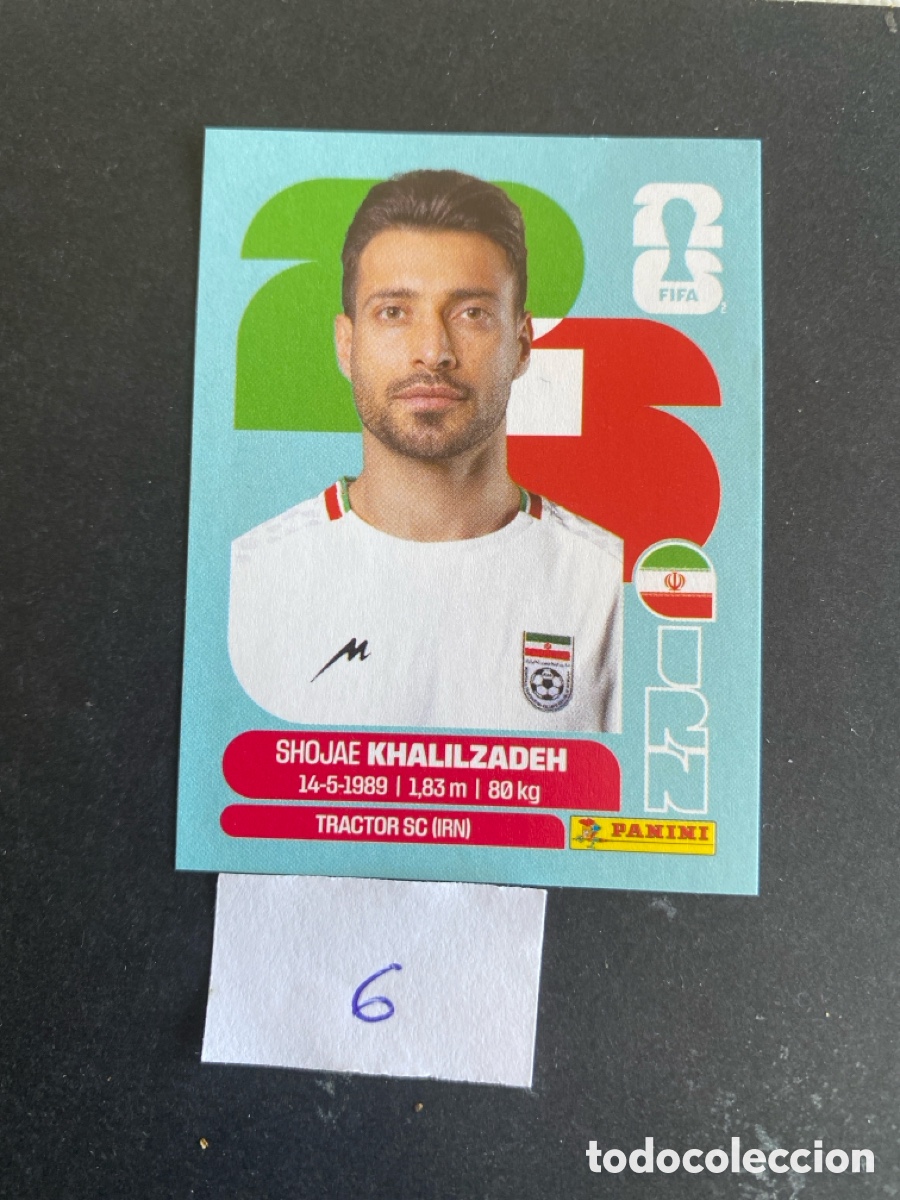 Cromos de F&uacute;tbol: Cromo Iran Mundial 2026 N* 6 nuevo