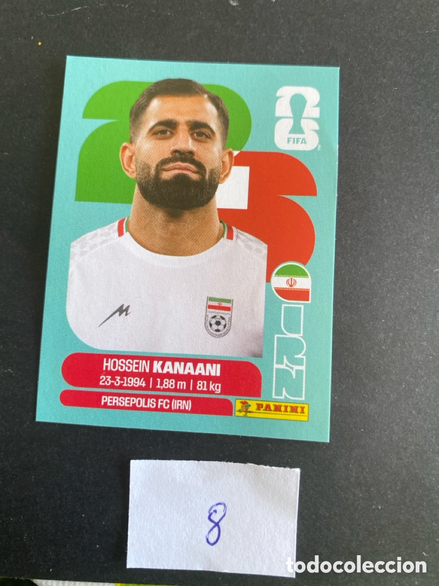 Cromos de F&uacute;tbol: Cromo Iran Mundial 2026 N* 8 nuevo