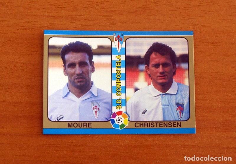 Cromos de F&uacute;tbol: Compostela - N&ordm; 179 Moure-Christensen -Fichas Liga Mundicromo F&uacute;tbol Total 1994-1995, 94-95