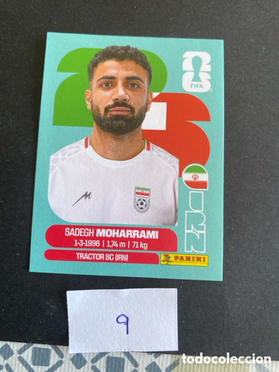 Cromos de F&uacute;tbol: Cromo Iran Mundial 2026 N* 9 nuevo