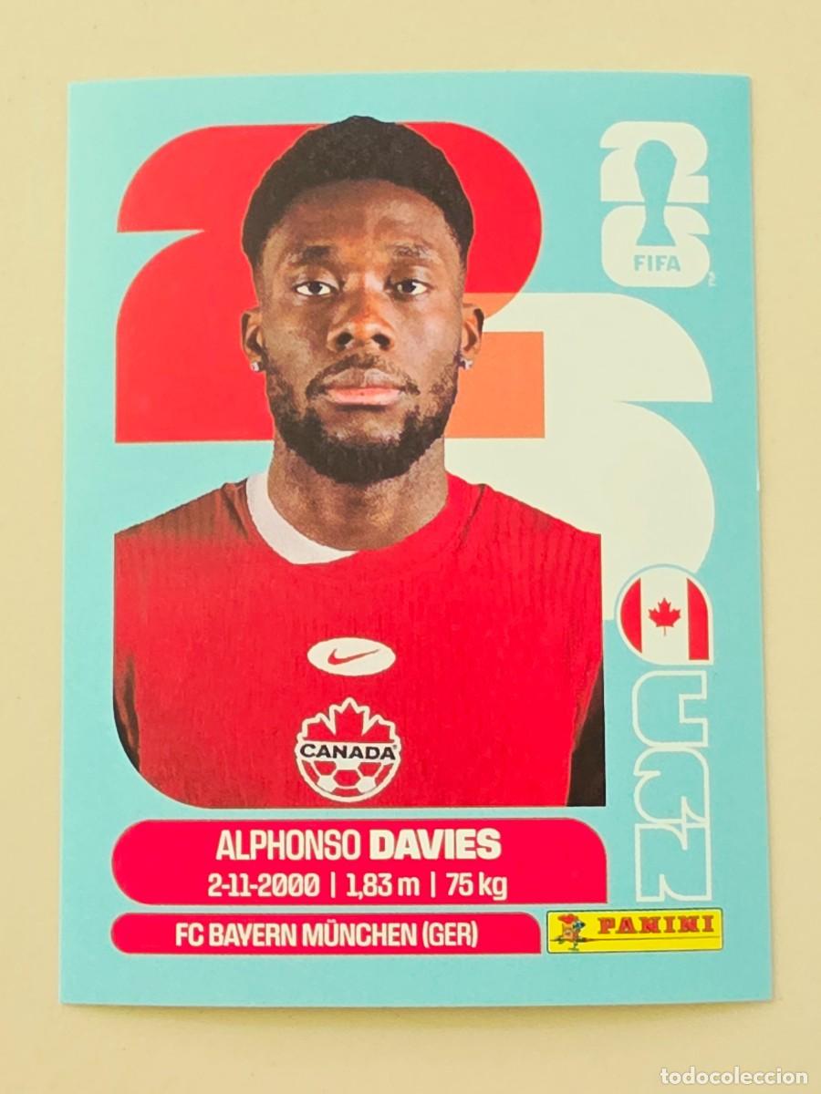 Cromos de F&uacute;tbol: CAN 3 Alphonso Davies, Canad&aacute;, Panini FIFA World Cup Mundial 2026 Sticker