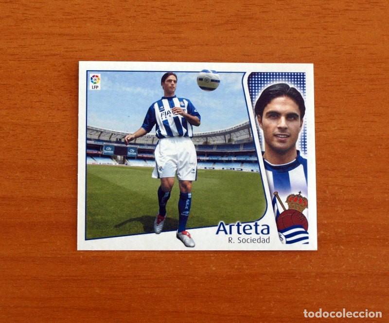 Cromos de F&uacute;tbol: Real Sociedad - Arteta - Fichaje n&ordm; 10 - Ediciones Este Liga 2004-2005, 04-05, nunca pegado