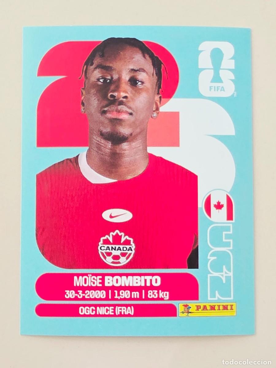Cromos de F&uacute;tbol: CAN 8 Mo&iuml;se Bombito, Canad&aacute;, Panini FIFA World Cup Mundial 2026 Sticker